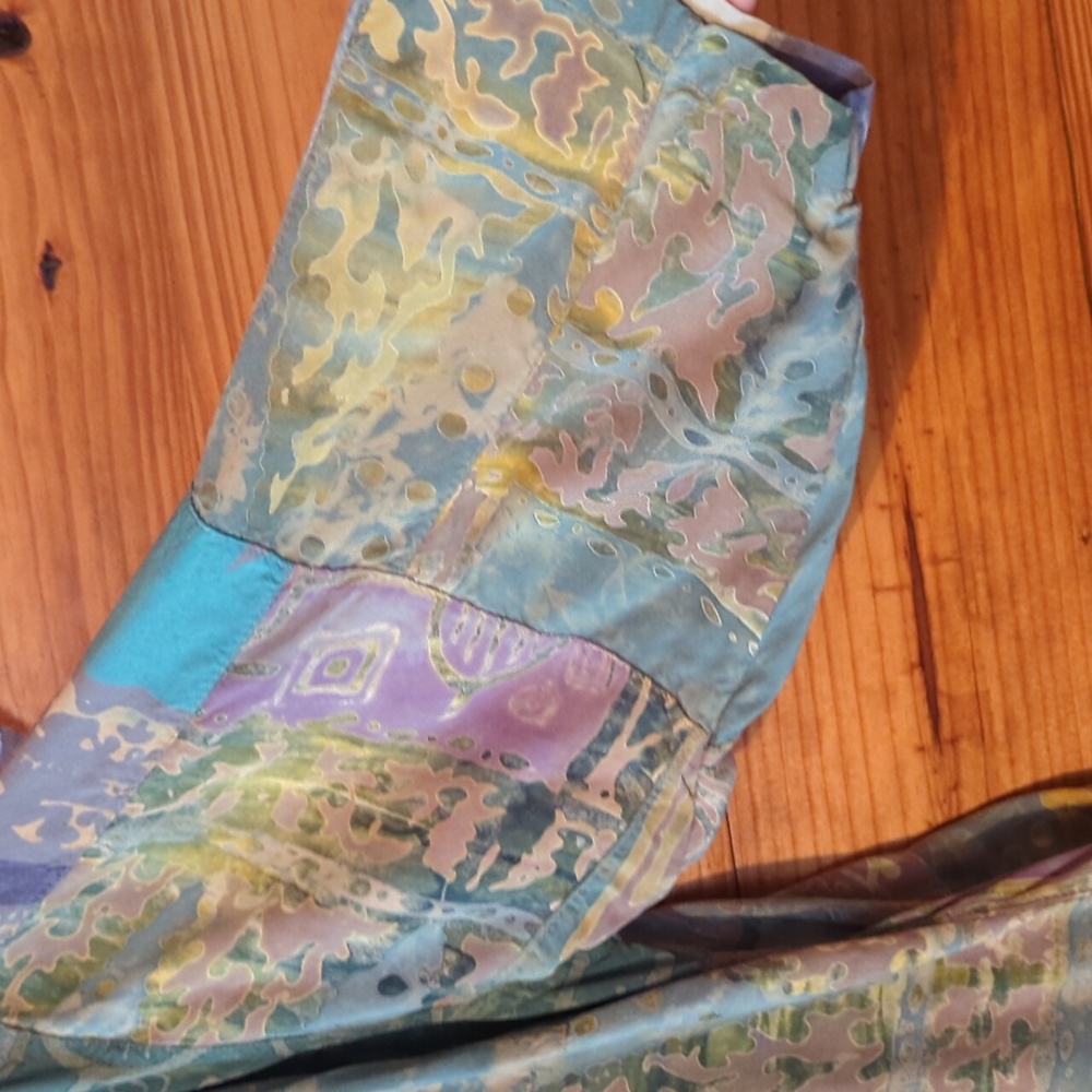 Vintage Indonesian Patchwork Batik Print Open Jac… - image 3